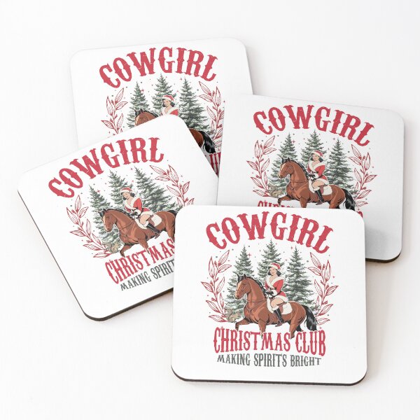 Item preview, Cowgirl Western Christmas Club designed and sold by vintagearttee.