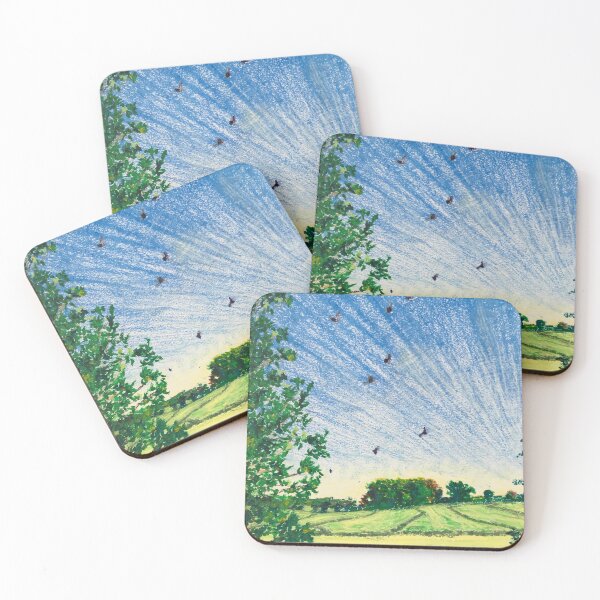 Item preview, Pigeons Over the Hayfield designed and sold by Catherine Holland.