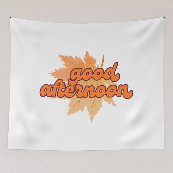 Item preview, Good Afternoon Leaf Design SolaAndSoli designed and sold by SolaAndSoli.