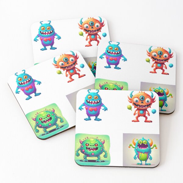 Item preview, Cute Monster Laughter Collection designed and sold by Tom-Johnson.