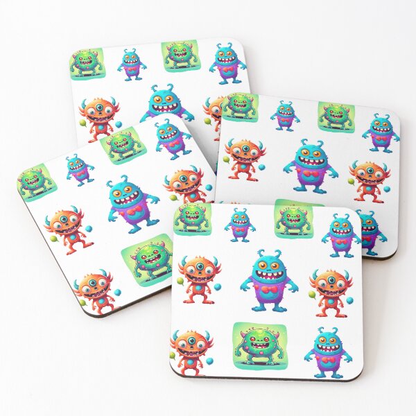 Item preview, Cute Monster Laughter Pattern 1 designed and sold by Tom-Johnson.