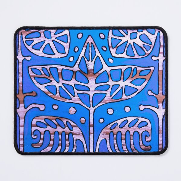 Artikel-Vorschau von blau, magische Blume, Blume, Piktogramm, Folk, Ethno, designt und verkauft von JoannaLasGalery.