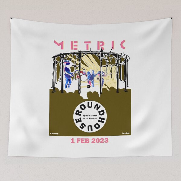Item preview, Metric @ Roundhouse 2023 designed and sold by ArtWilder.