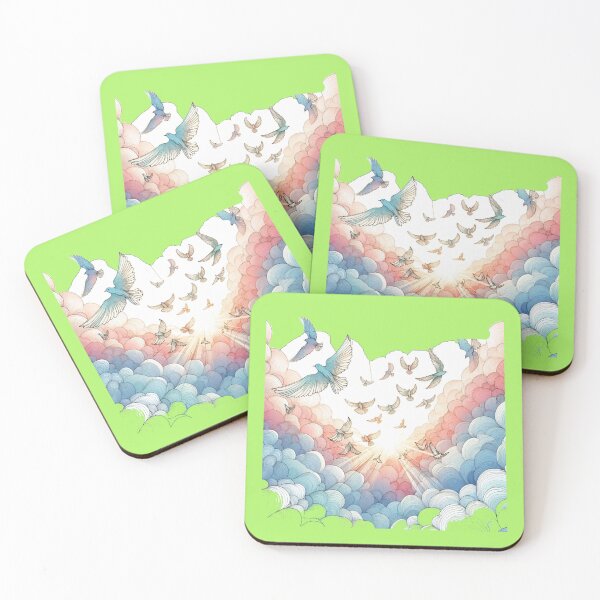 Item preview,  Birds in Flight: A Divine Creation in the Sky,   designed and sold by PaintMeWorld.