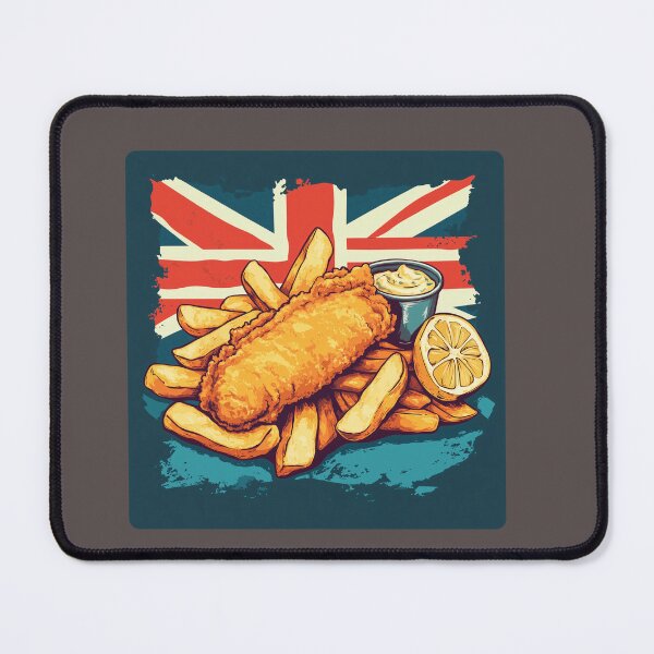 Item preview, Fish and Chips Design British Food Lover  designed and sold by KawaiiMotto.