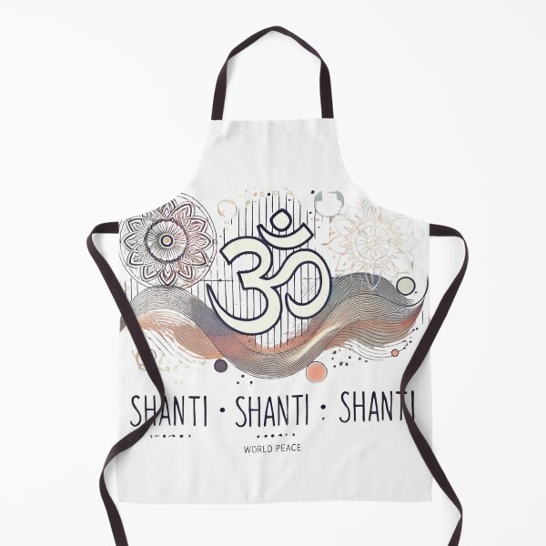 Item preview, Om Shanti Shanti Shanti - Minimalist Spiritual Design for Calm & Serenity designed and sold by raiseyourvibe1.