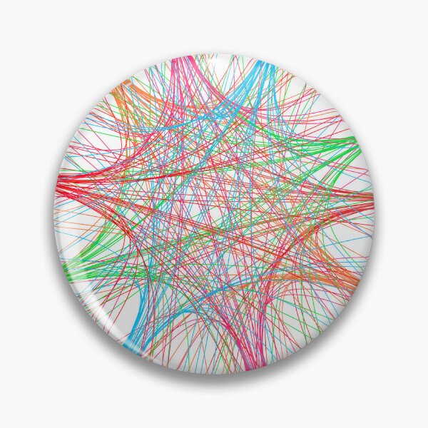 Item preview,  Colorful interconnected network of data nodes within a circular grid designed and sold by NataliArt66.