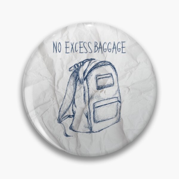 Item preview, No Excess Baggage Sketch designed and sold by Scrabbly Doodles.
