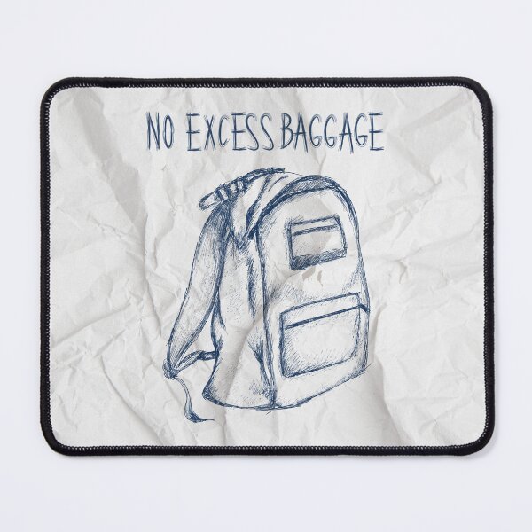 Item preview, No Excess Baggage Sketch designed and sold by Scrabbly Doodles.