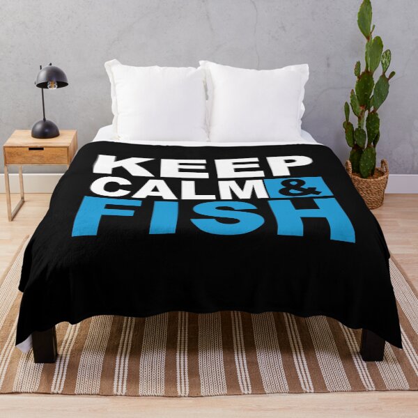 Item preview, Keep Calm & Fish designed and sold by Jackson-Will.