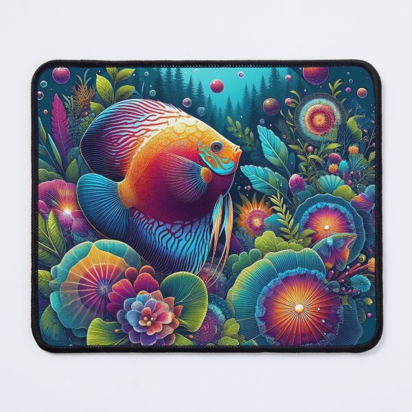 Item preview, Round and Radiant: The Elegant Discus Fish designed and sold by communedesigns.
