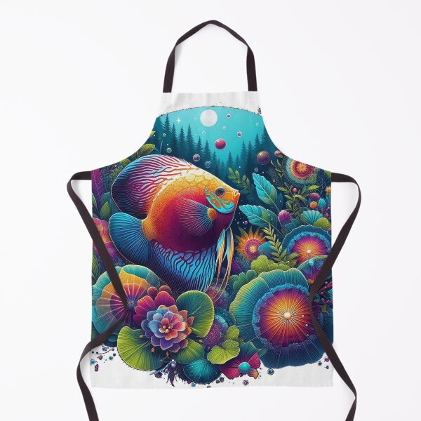 Item preview, Round and Radiant: The Elegant Discus Fish designed and sold by communedesigns.