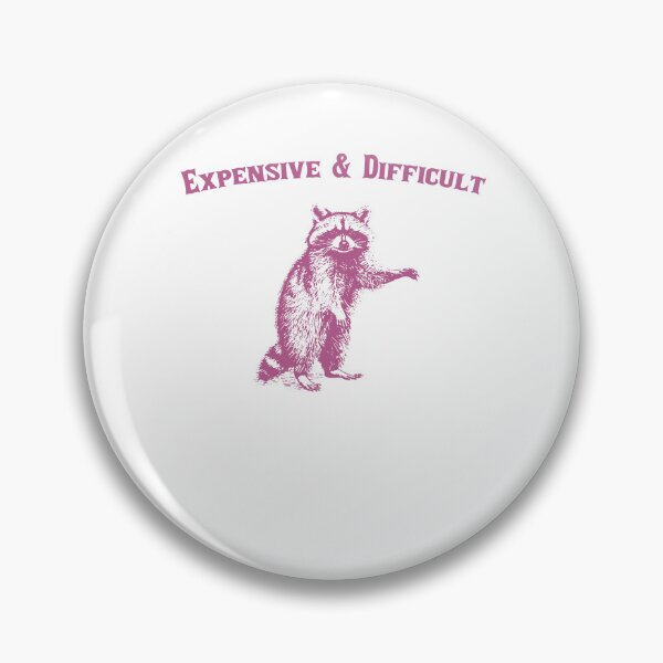 Item preview, Expensive And Difficult Raccoon Vintage designed and sold by LoveMingle.