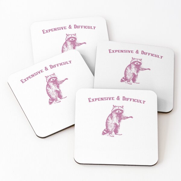 Item preview, Expensive And Difficult Raccoon Vintage designed and sold by LoveMingle.