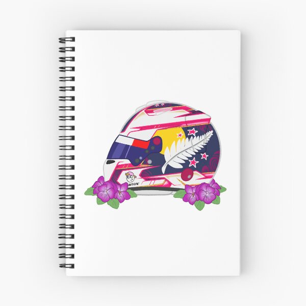 Item preview, Liam Lawson 2024 Helmet With Flowers designed and sold by OriDraws.