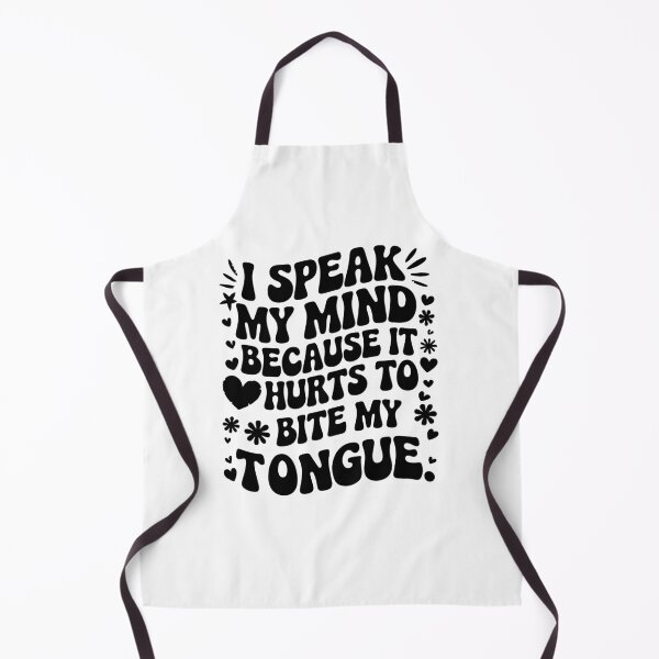 Item preview, I Speak My Mind Because It Hurts To Bite My Tongue designed and sold by Felinefinesse.