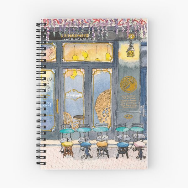 Item preview, Cosy Bordeaux shop front - watercolor designed and sold by CamilleCastanet.