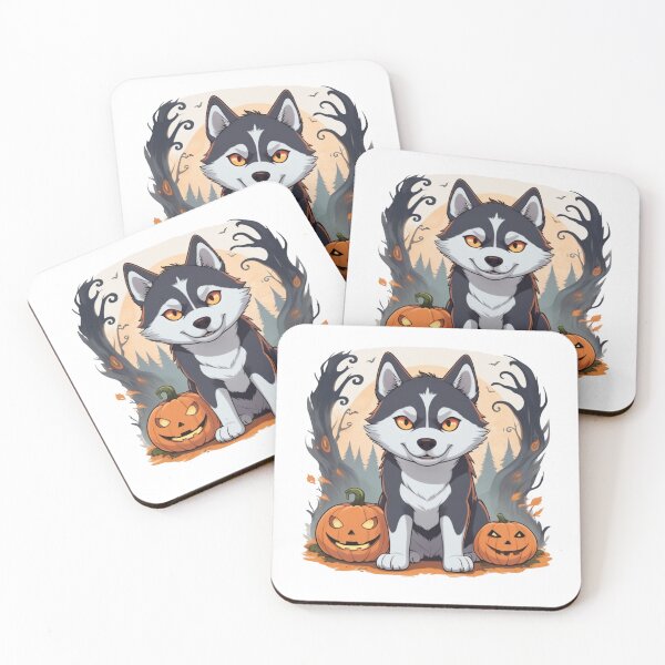 Item preview, Halloween Cartoon Husky designed and sold by Krieghorn.
