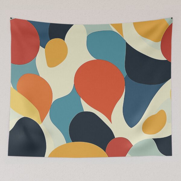 Item preview, Postmodern Inspired -- Oranges, Greens, Beige designed and sold by vfxbear.