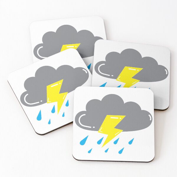 Item preview, Clouds lightning and water drops designed and sold by March Rider.