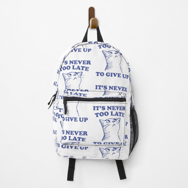 Item preview, Funny Pessimistic It's Never Too Late To Give Up Cat Funny designed and sold by LoveMingle.