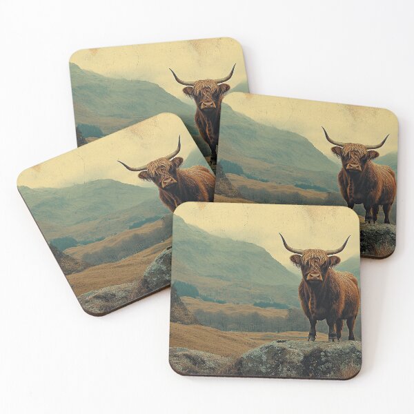Item preview, Highland Cow "Highland Majesty: The Queen of the Pastures" designed and sold by ArtHouseNiklas.