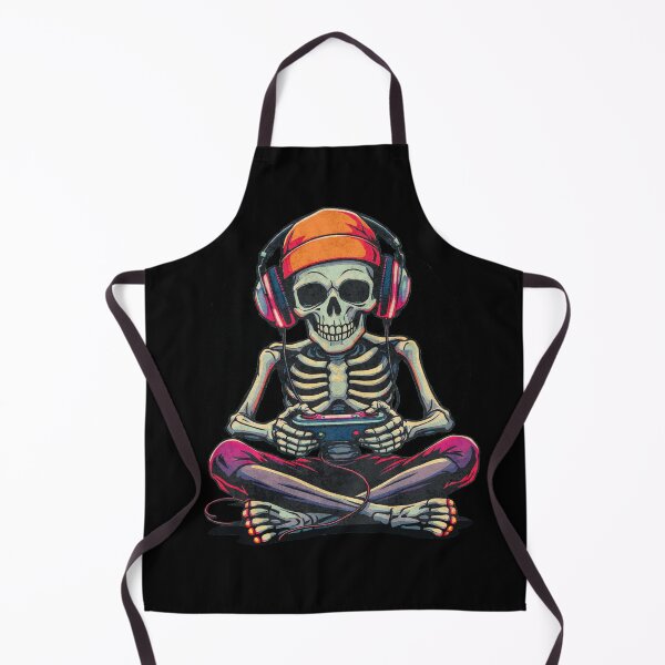 Item preview, Skeleton Gamer Funny Halloween designed and sold by thebest-2studio.