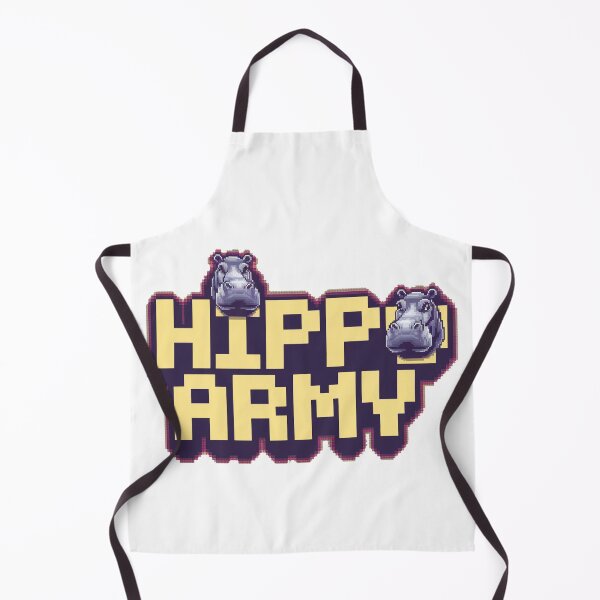 Item preview, Hippo Army: River Defenders designed and sold by 8bitdecalworld.