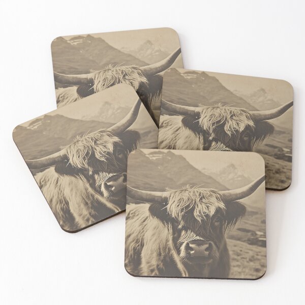 Item preview, Wild Beauty: The Untamed Highland Cow designed and sold by ArtHouseNiklas.