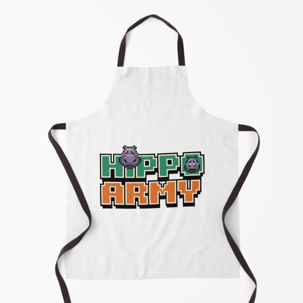 Item preview, Hippo Army: River Defenders designed and sold by 8bitdecalworld.