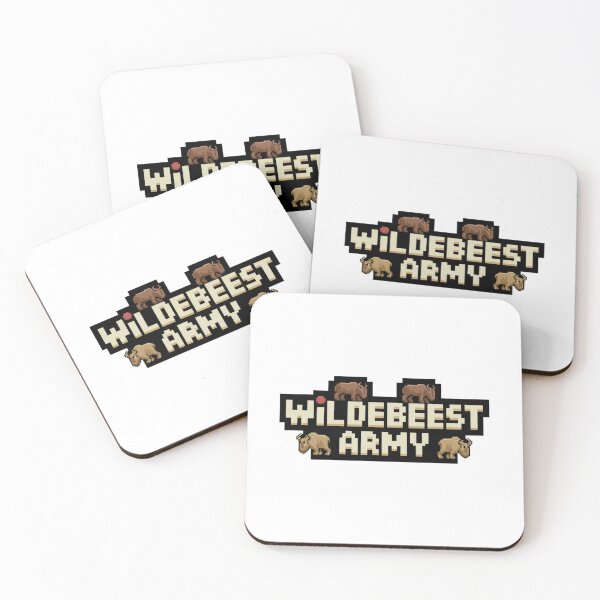 Item preview, Wildebeest Army: Stampede Warriors designed and sold by 8bitdecalworld.
