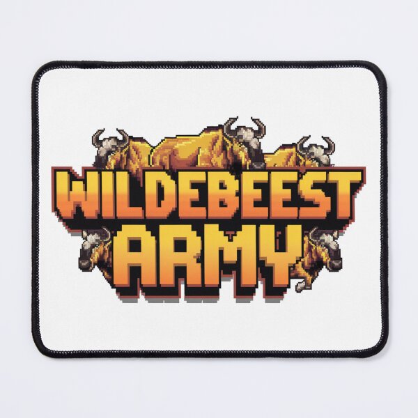 Item preview, Wildebeest Army: Stampede Warriors designed and sold by 8bitdecalworld.