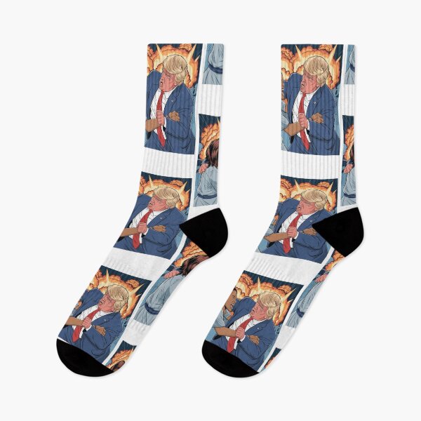 Item preview, trump vs htrump, designed and sold by Felinefinesse.