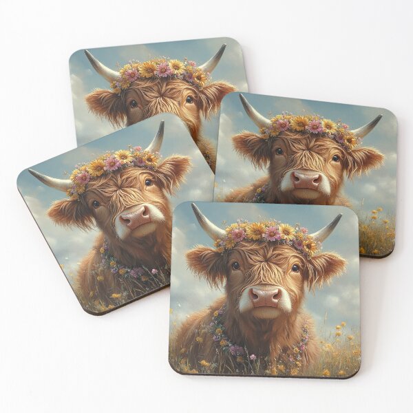 Item preview, Horn and elegance: Highland Cow in all its glory designed and sold by ArtHouseNiklas.