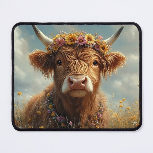 Item preview, Horn and elegance: Highland Cow in all its glory designed and sold by ArtHouseNiklas.