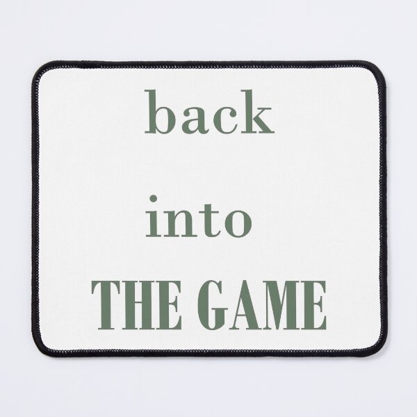 Item preview, BACK INTO THE GAME designed and sold by Gozumee.