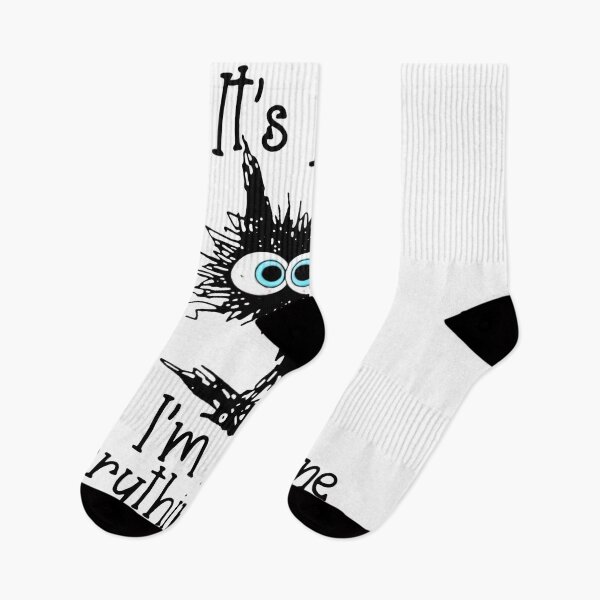 Item preview, Black Cat It's Fine I'm Fine Everything Is Fine designed and sold by stellmutha.