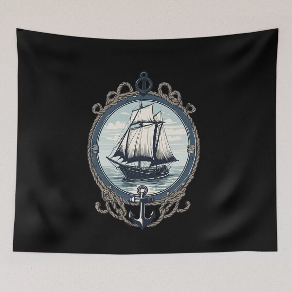 Item preview, Classic Sailing Ship Nostalgia Maritime designed and sold by LuminOrb.