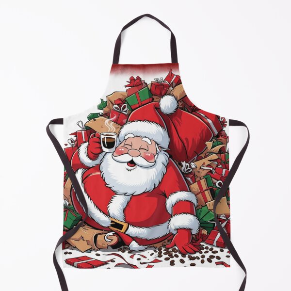Item preview, Santa with coffee on christmas designed and sold by itskrrish.