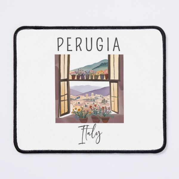 Item preview, A Watercolor Design of Perugia - Italy designed and sold by Sketch-Shack.
