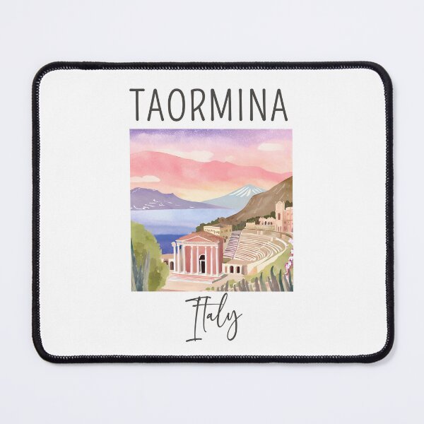 Item preview, A Watercolor Design of Taormina - Italy  designed and sold by Sketch-Shack.