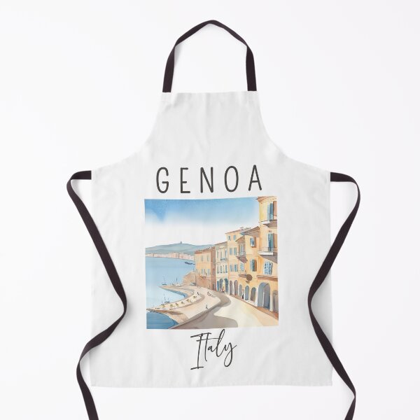 Item preview, A Watercolor Design of Genoa - Italy designed and sold by Sketch-Shack.