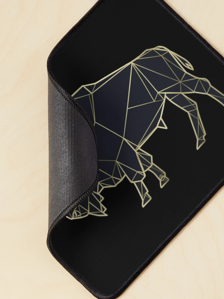 Thumbnail 2 of 5, Mouse Pad, Geometric Bison designed and sold by CosmicFreedom9.