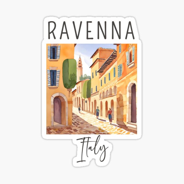 Item preview, A Watercolor Design of Ravenna - Italy  designed and sold by Sketch-Shack.