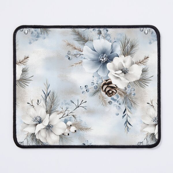Item preview, Christmas Winter Floral Elegance designed and sold by ArtPompon.
