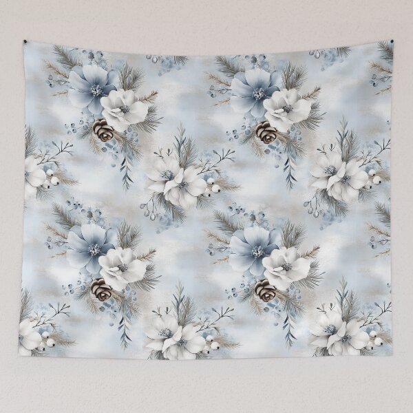 Item preview, Christmas Winter Floral Elegance designed and sold by ArtPompon.