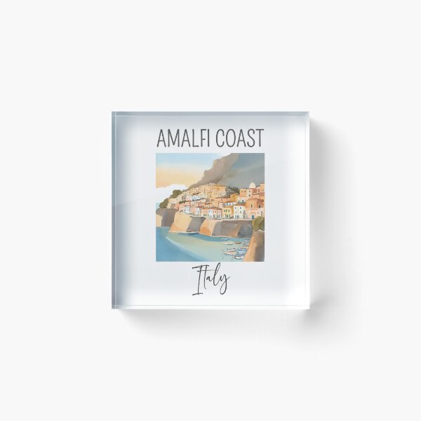 Item preview, A Watercolor Design of Amalfi Coast - Italy  designed and sold by Sketch-Shack.
