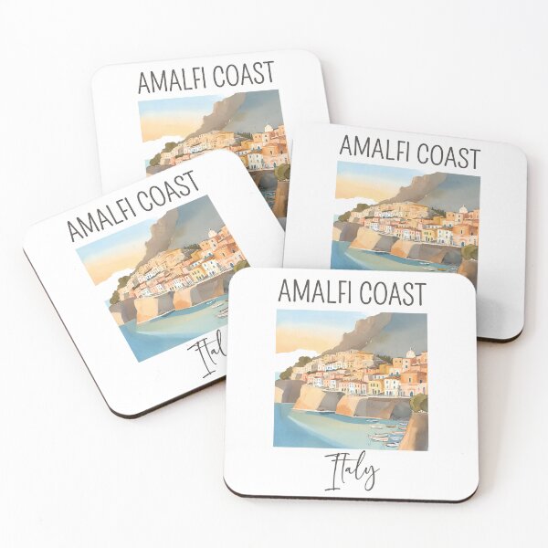 Item preview, A Watercolor Design of Amalfi Coast - Italy  designed and sold by Sketch-Shack.