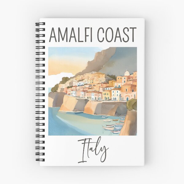 Item preview, A Watercolor Design of Amalfi Coast - Italy  designed and sold by Sketch-Shack.