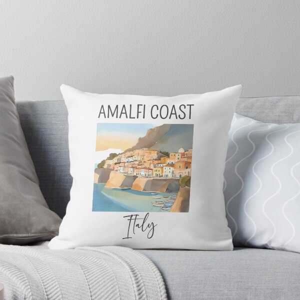 Item preview, A Watercolor Design of Amalfi Coast - Italy  designed and sold by Sketch-Shack.